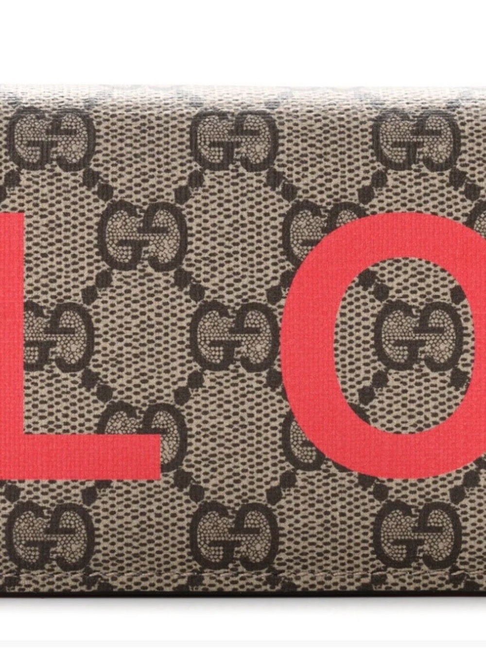GUCCI supreme monogram LOVE wallet - Picture 2 of 15